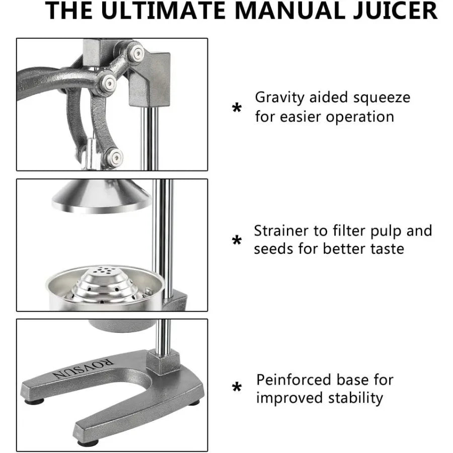 SmoothFastt Manual Citrus Press