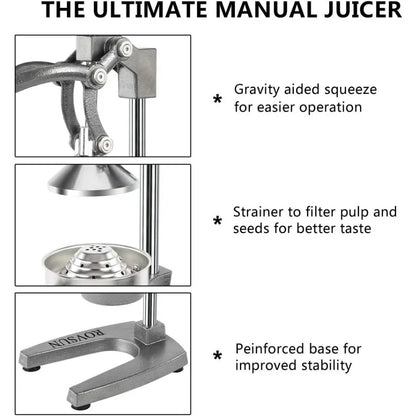 SmoothFastt Manual Citrus Press